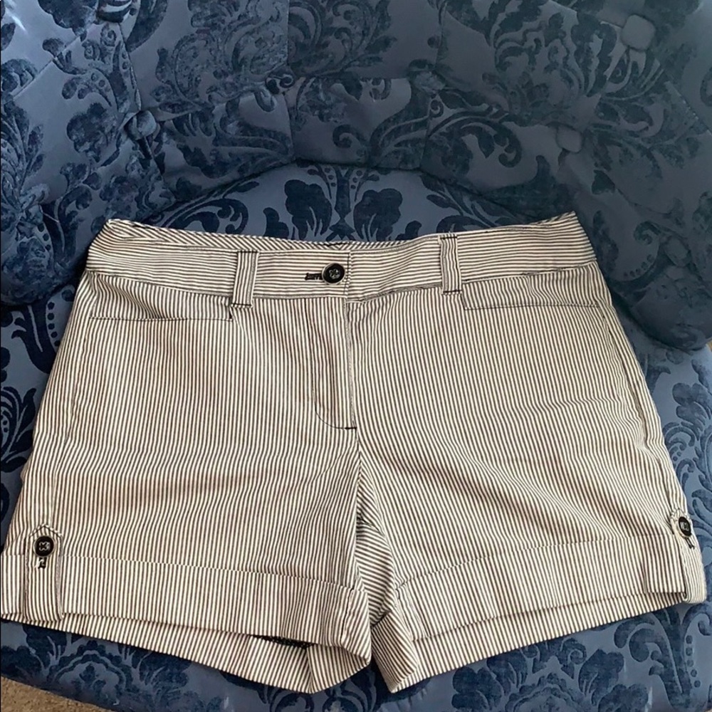 White House Black Market seersucker Shorts